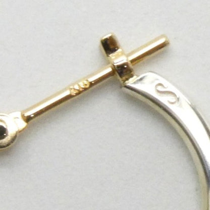 Silver Sympathy of Soul Plain Hoop Earrings Size ONE SIZE