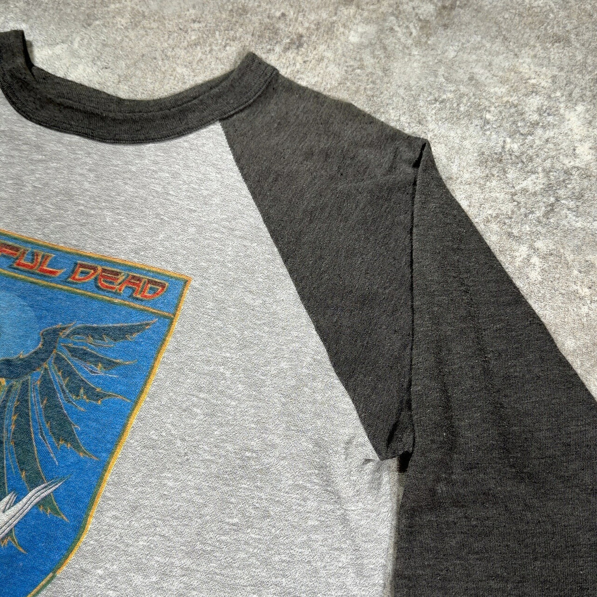Grateful Dead 80s Vintage Raglan T-Shirt Band Tee