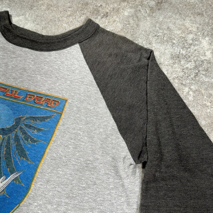 Grateful Dead 80s Vintage Raglan T-Shirt Band Tee