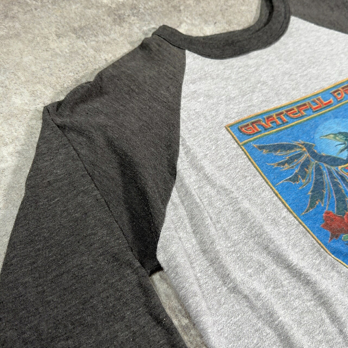 Grateful Dead 80s Vintage Raglan T-Shirt Band Tee