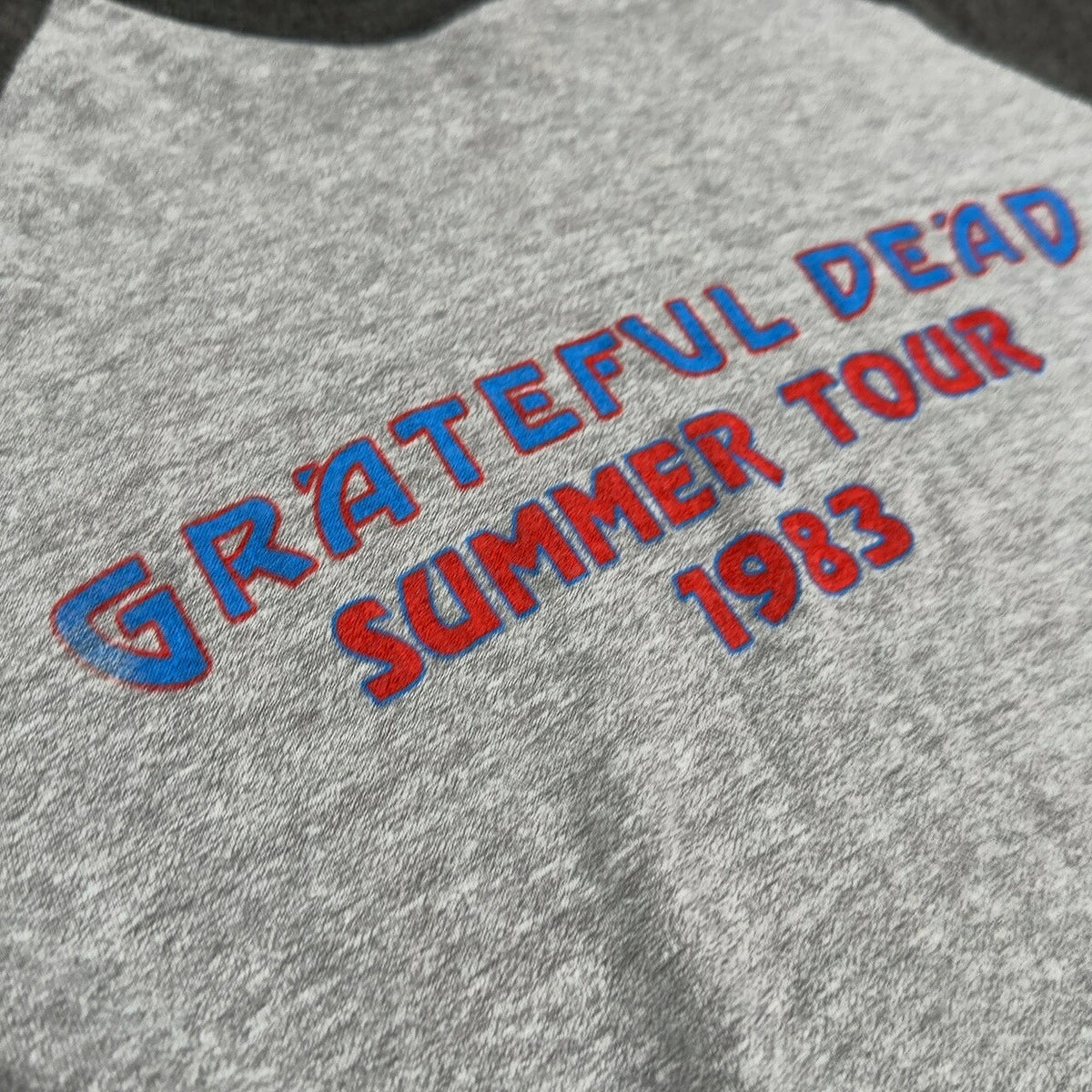Grateful Dead 80s Vintage Raglan T-Shirt Band Tee