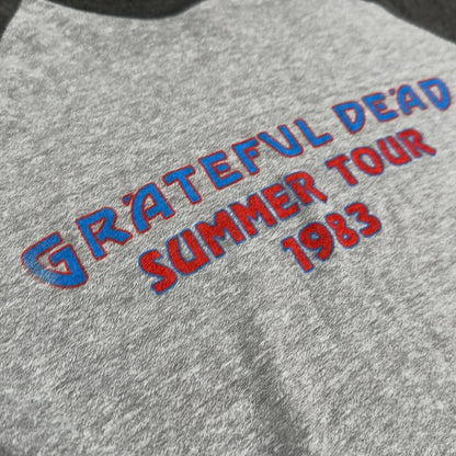 Grateful Dead 80s Vintage Raglan T-Shirt Band Tee
