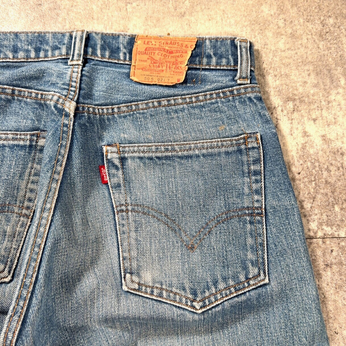 LEVI'S Vintage 505 '66 Pre' 42TALON Jeans Size W29
