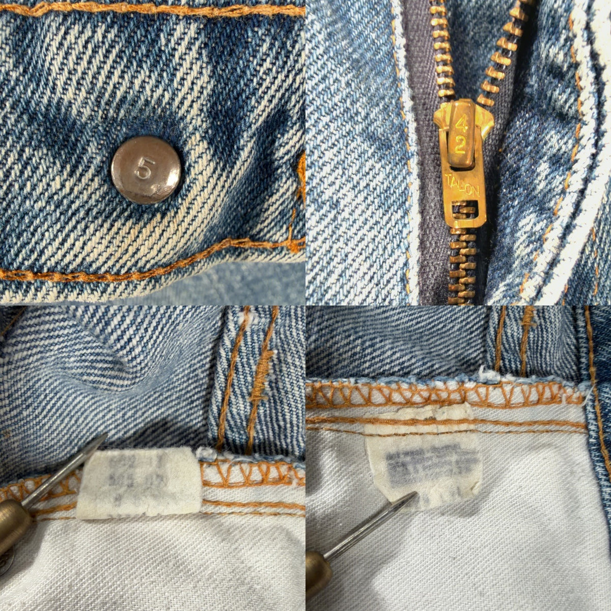 LEVI'S Vintage 505 '66 Pre' 42TALON Jeans Size W29
