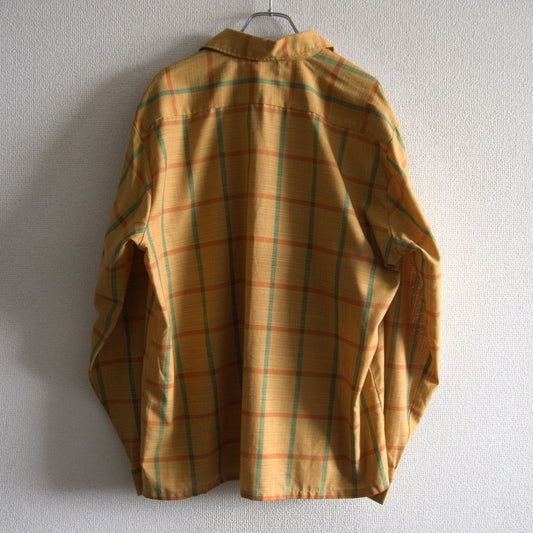 KORATRON 60S Plaid Camp Shirt Size L