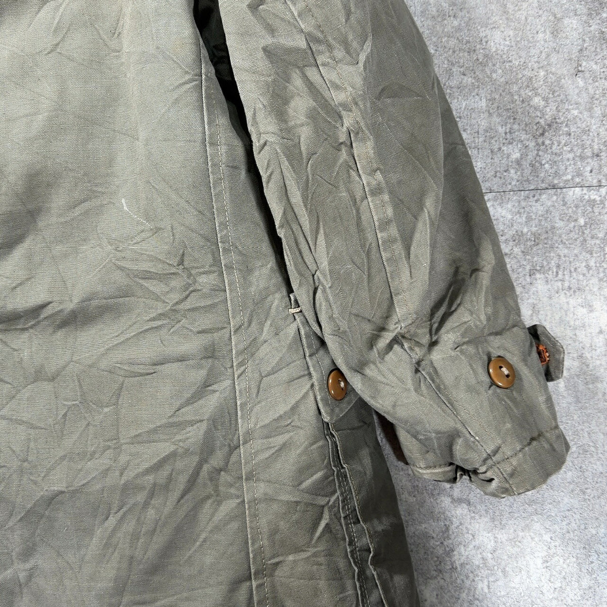 Mats Larsson 1940s Swedish Pilot Canvas Boa Coat