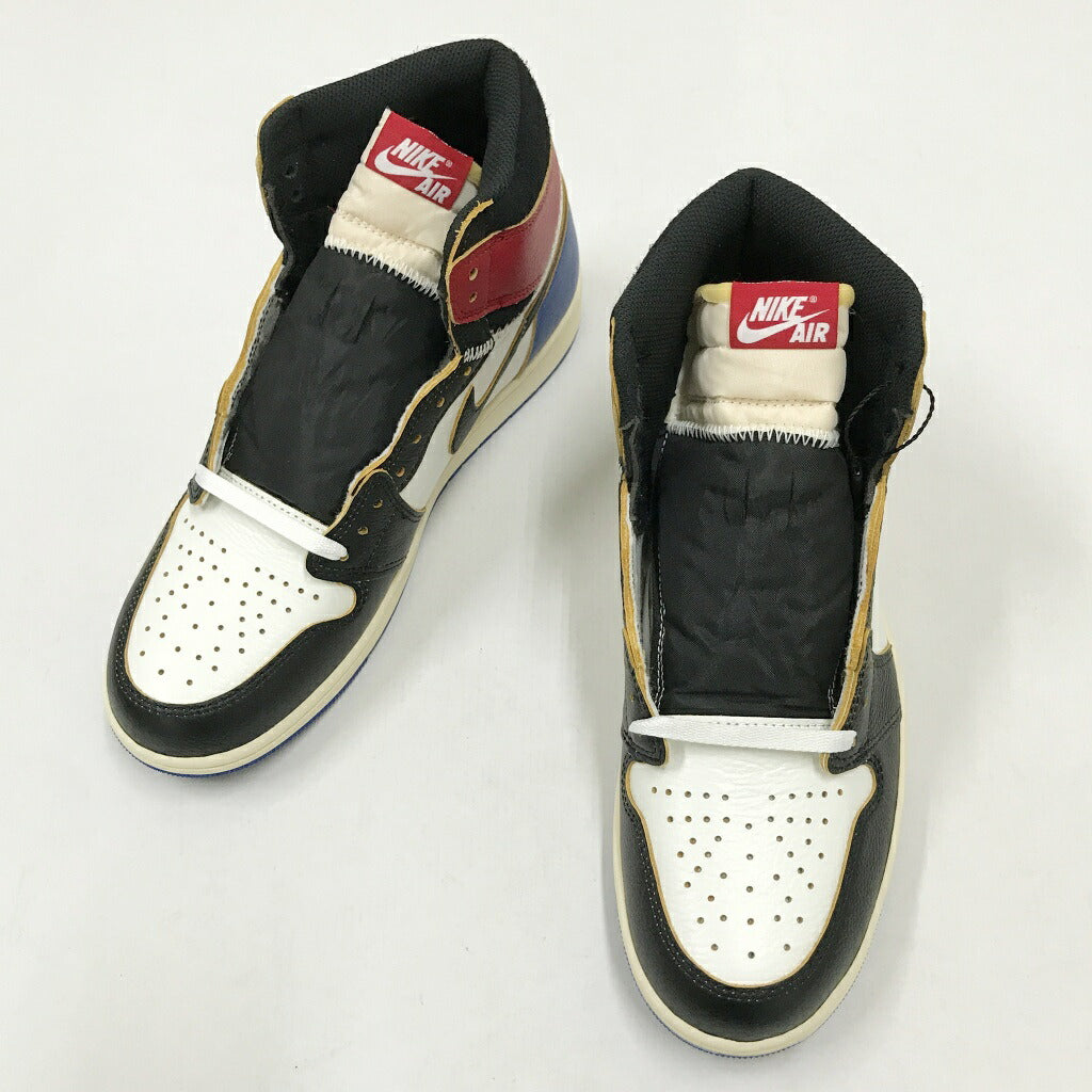 AIR JORDAN 1 High OG Union Fragment Sneakers Size 28