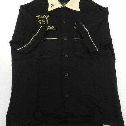 TOYO ENTERPRISE King Louie Bowling Shirt Black Size S
