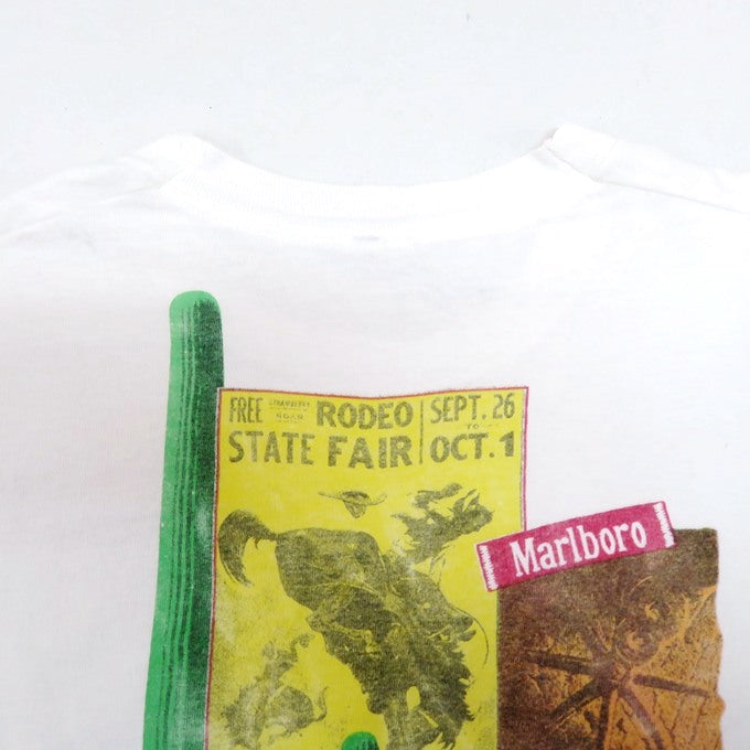 FRUIT OF THE LOOM 90s Marlboro Pocket T-Shirt White Size XL
