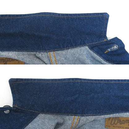 Wrangler Unlined Denim Jacket Indigo Size S