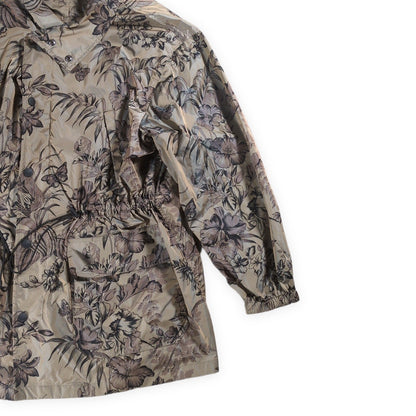 ETRO Botanical Print Nylon Mod Style Jacket Multi Coat Size 46