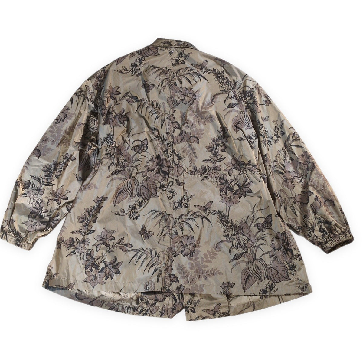 ETRO Botanical Print Nylon Mod Style Jacket Multi Coat Size 46