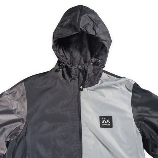 Bape A BATHING APE Grey Black Nylon Jacket Ape Camo Size L