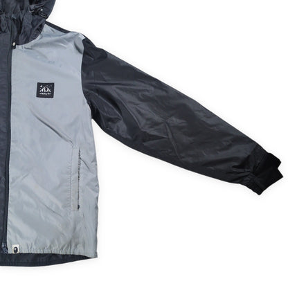 Bape A BATHING APE Grey Black Nylon Jacket Ape Camo Size L