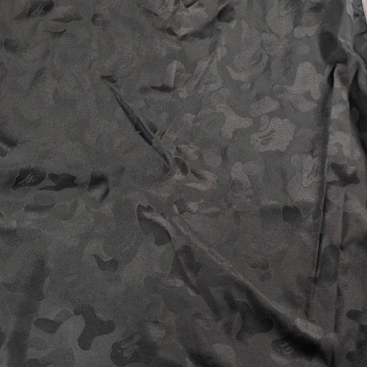 Bape A BATHING APE Grey Black Nylon Jacket Ape Camo Size L