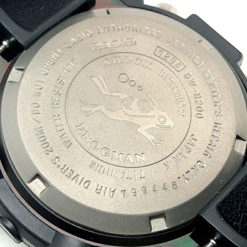 Casio G-SHOCK DW-8200Z-1T Frogman Men In Titanium Watch