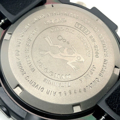 Casio G-SHOCK DW-8200Z-1T Frogman Men In Titanium Watch