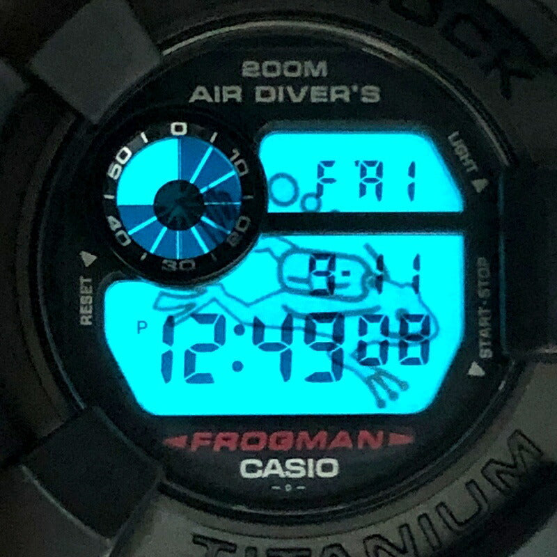 Casio G-SHOCK DW-8200Z-1T Frogman Men In Titanium Watch