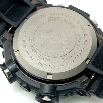 Casio G-SHOCK DW-8200BM-1T Frogman Men In Black 2 Watch