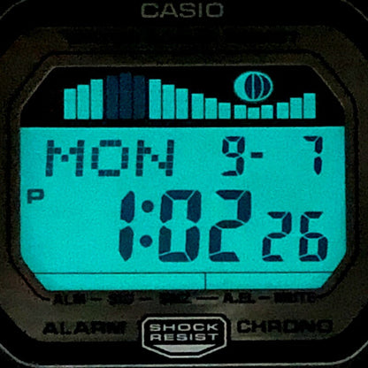 Casio G-SHOCK GLX-5600-1 G-LIDE Tide Moon Data Watch 2008