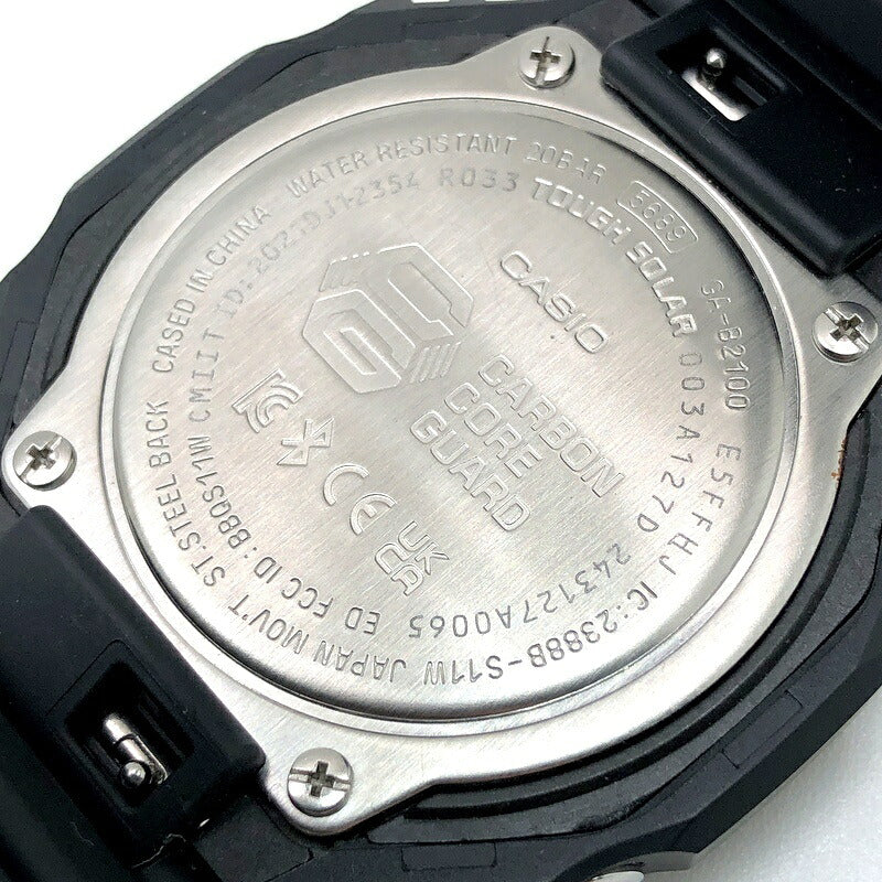 G-SHOCK GA-B2100-1A CasiOak Bluetooth Solar Watch Black
