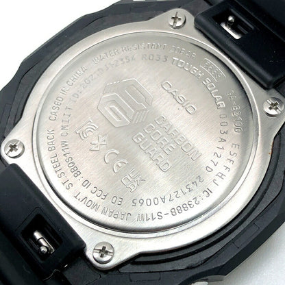 G-SHOCK GA-B2100-1A CasiOak Bluetooth Solar Watch Black