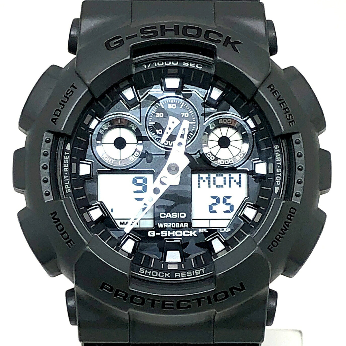 Casio G-SHOCK GA-100CF-8A Camouflage Dial Big Case Watch