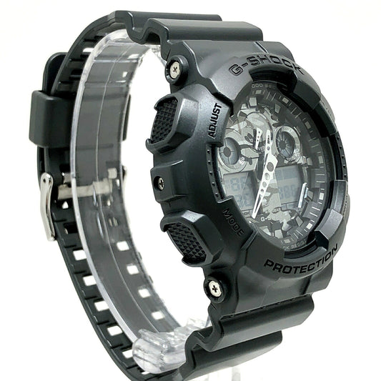 Casio G-SHOCK GA-100CF-8A Camouflage Dial Big Case Watch