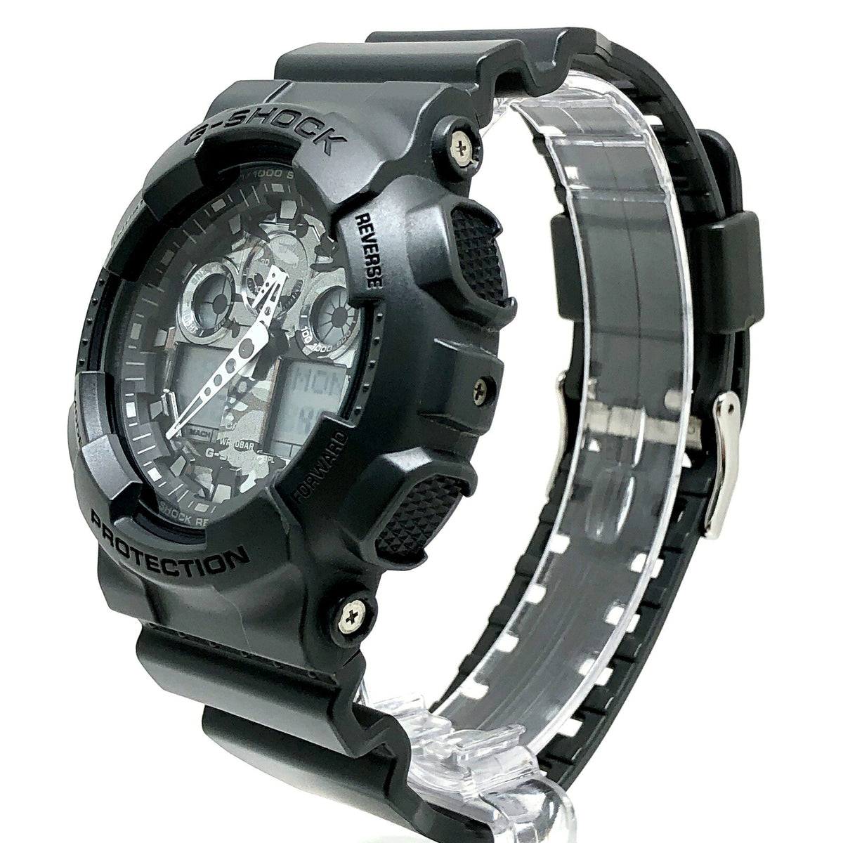 Casio G-SHOCK GA-100CF-8A Camouflage Dial Big Case Watch