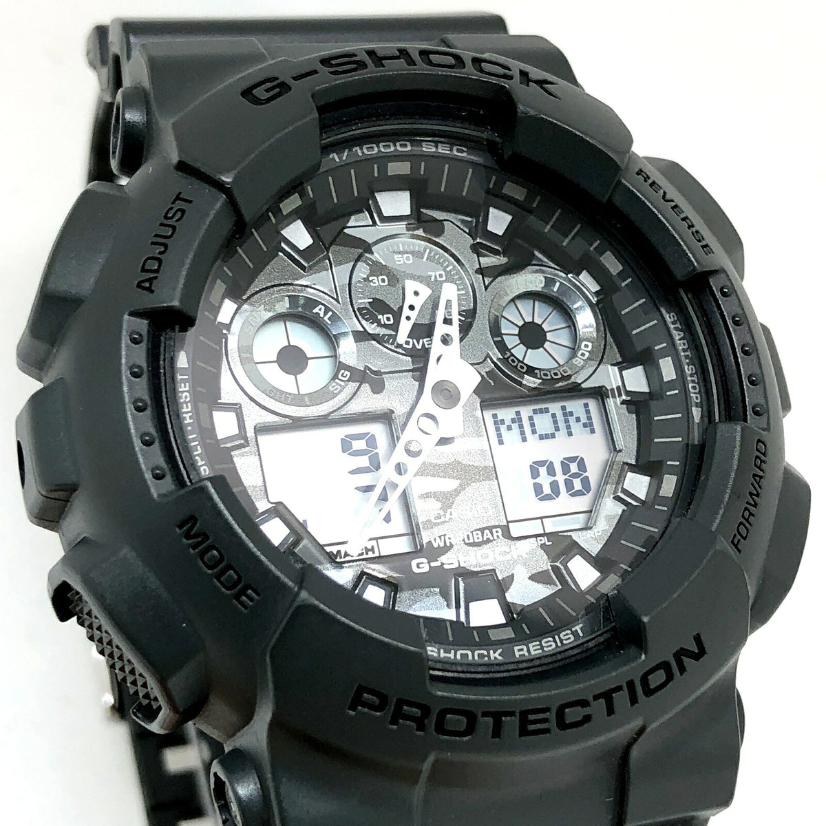 Casio G-SHOCK GA-100CF-8A Camouflage Dial Big Case Watch