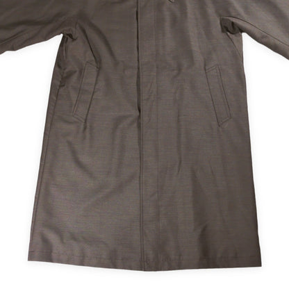 AFTERHOURS Classic Minimal Balmacaan Coat Brown Size 3