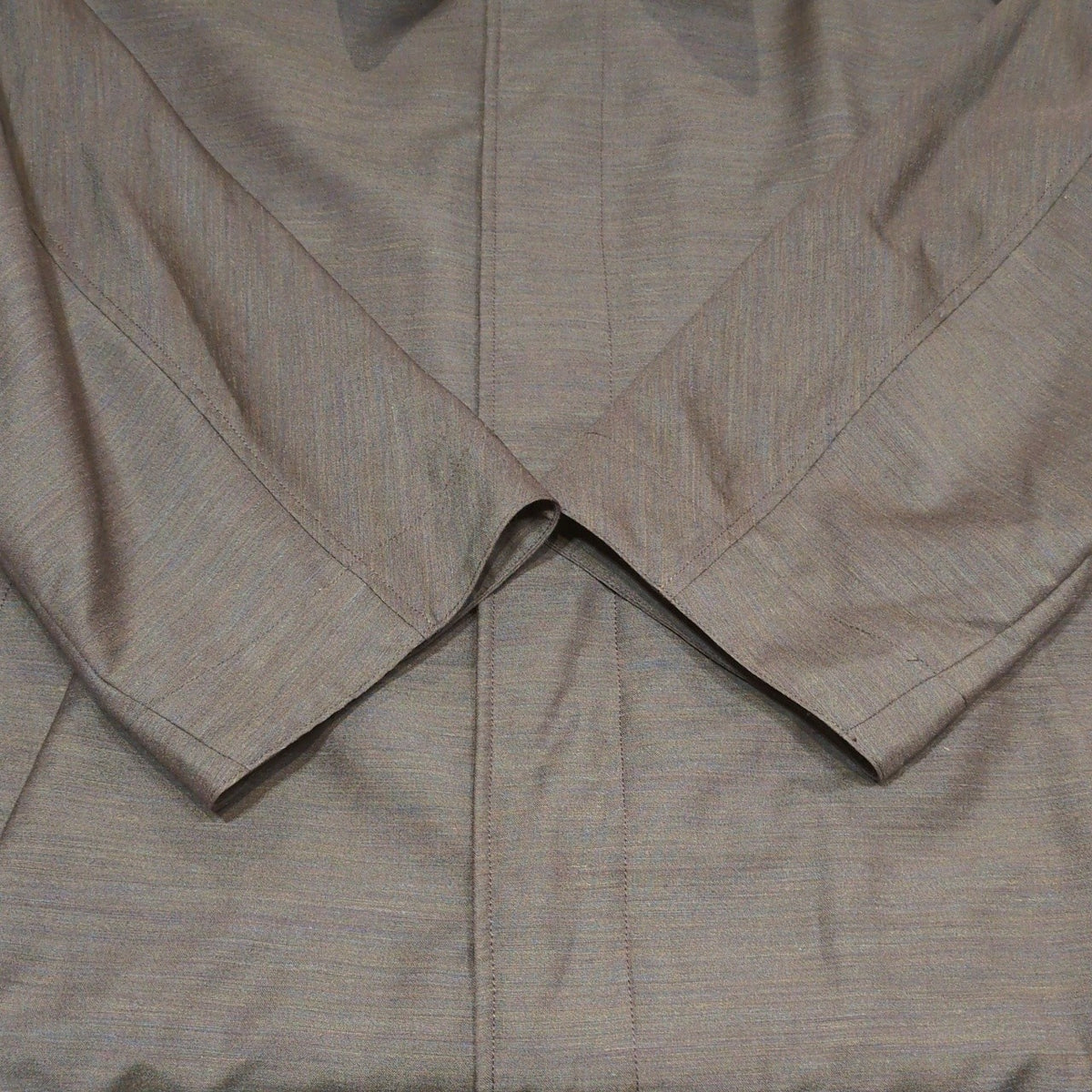 AFTERHOURS Classic Minimal Balmacaan Coat Brown Size 3