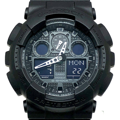 Casio G-SHOCK GA-100-1A1 Big Case Ana-Digi Matte Black Watch