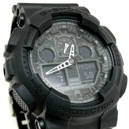 Casio G-SHOCK GA-100-1A1 Big Case Ana-Digi Matte Black Watch