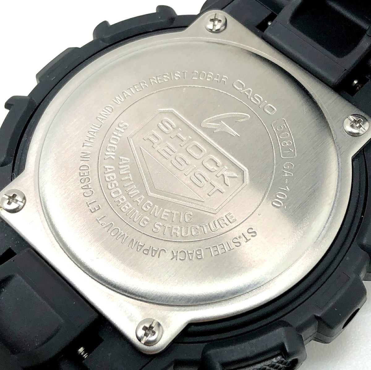 Casio G-SHOCK GA-100-1A1 Big Case Ana-Digi Matte Black Watch