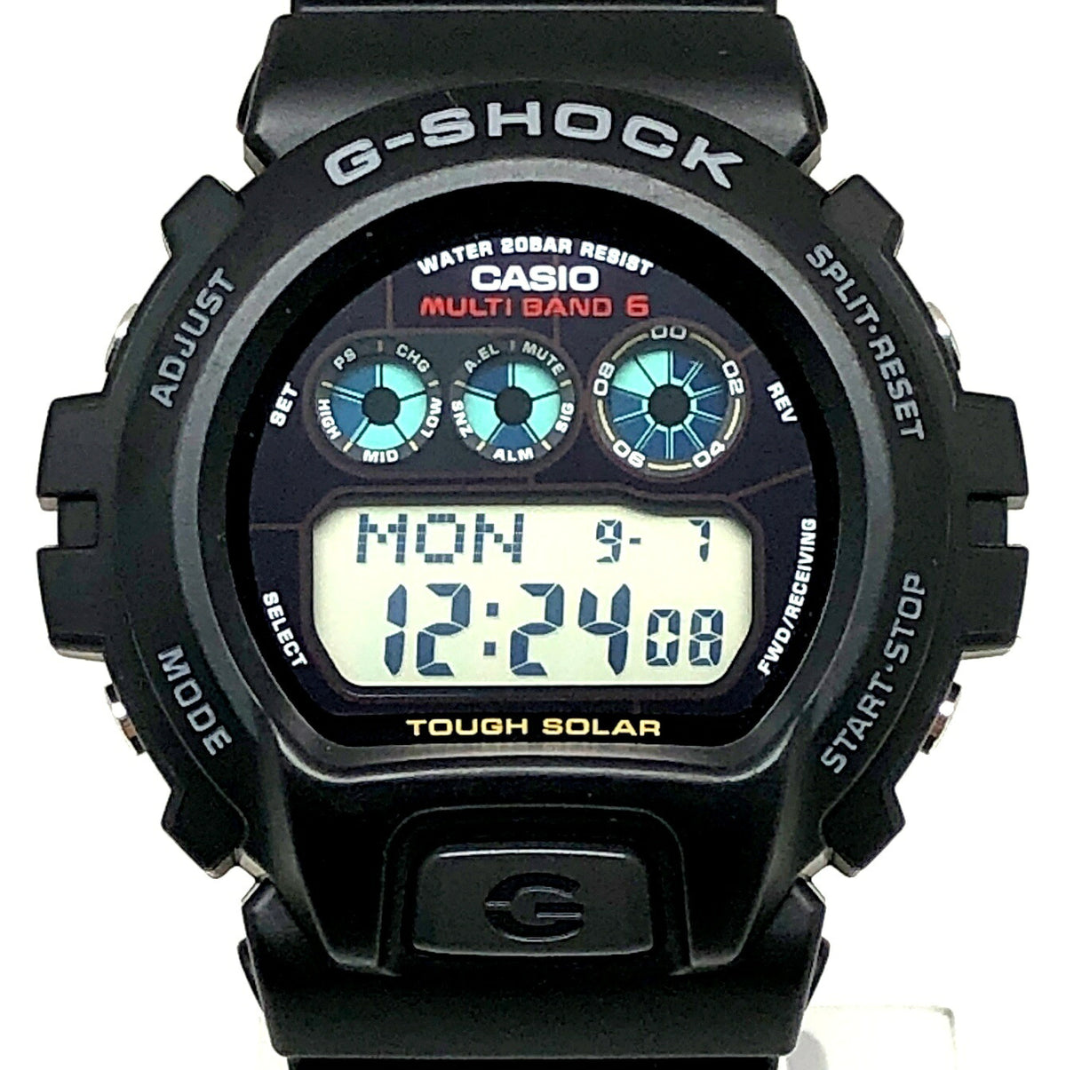 Casio G-SHOCK GW-6900-1 Radio Tough Solar Multi Band 6 Watch