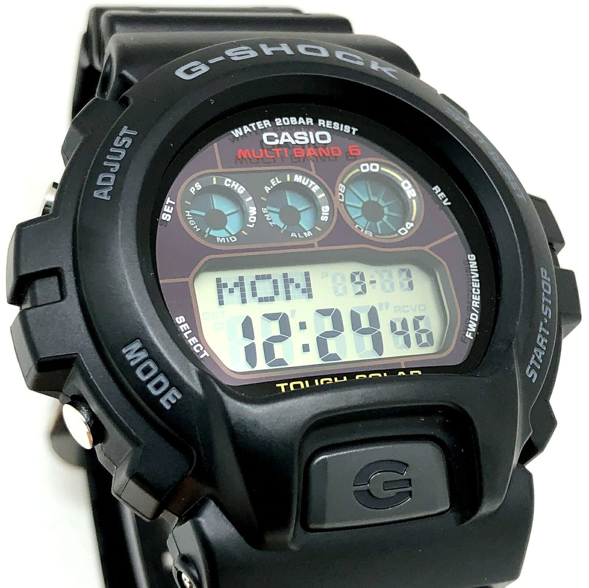 Casio G-SHOCK GW-6900-1 Radio Tough Solar Multi Band 6 Watch