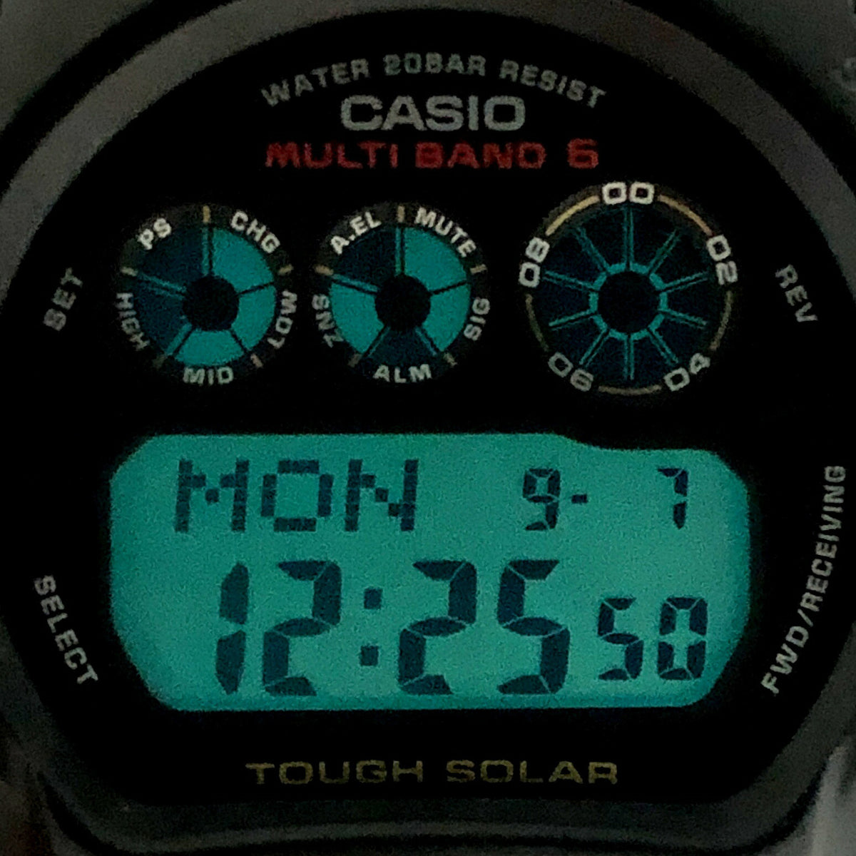 Casio G-SHOCK GW-6900-1 Radio Tough Solar Multi Band 6 Watch