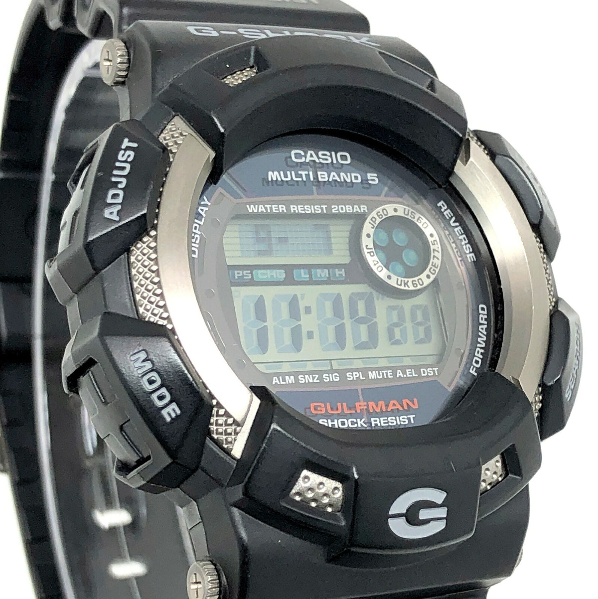 Casio G-SHOCK GW-9100-1 GULFMAN Tough Solar Rust Resist