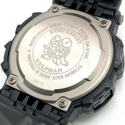 Casio G-SHOCK GW-9100-1 GULFMAN Tough Solar Rust Resist