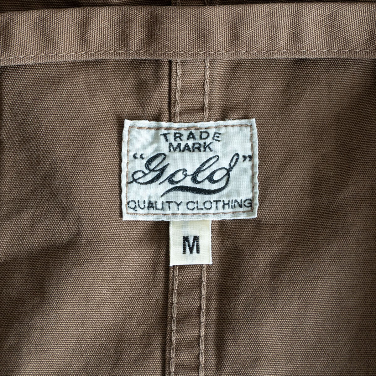 GOLD COTTON WEATHER SNOW PARKA Coat Size M