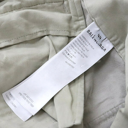 BALENCIAGA Distressed Large Cargo Pants Beige Size 44
