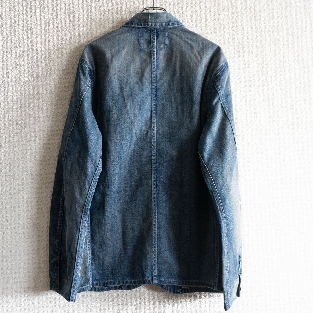 RRL INDIGO STRIPE CHORE JACKET Size S