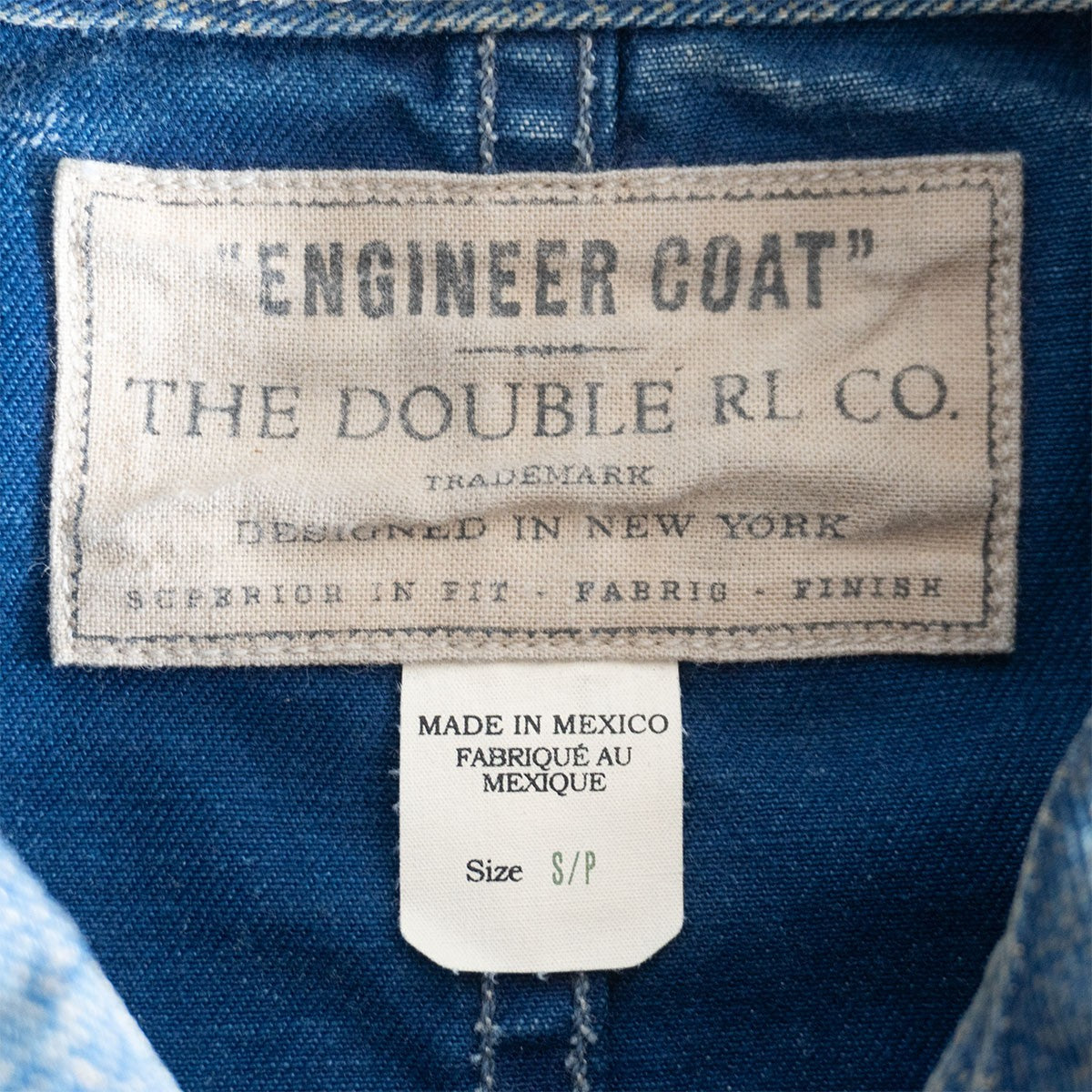 RRL INDIGO STRIPE CHORE JACKET Size S