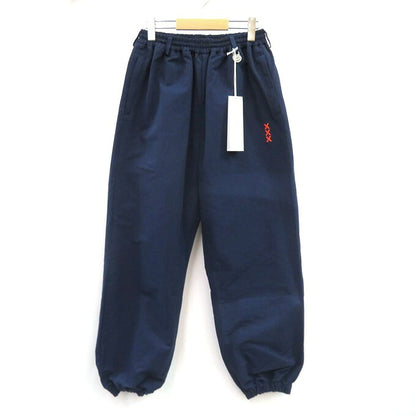 XANDER ZHOU Cotton Nylon Pants Navy Size 44