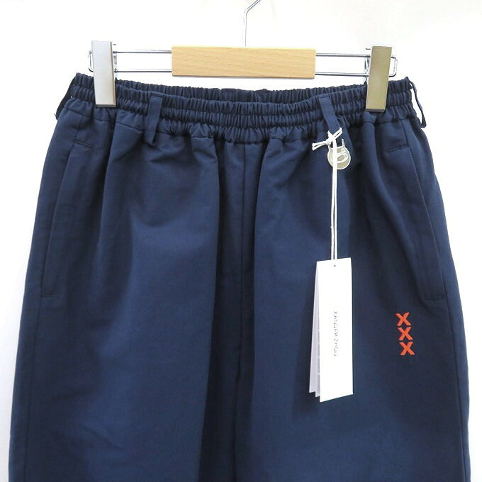 XANDER ZHOU Cotton Nylon Pants Navy Size 44