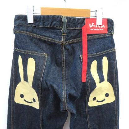 CUNE Big Rabbit Paint Long Pocket Denim Jeans Indigo Pants Size 30