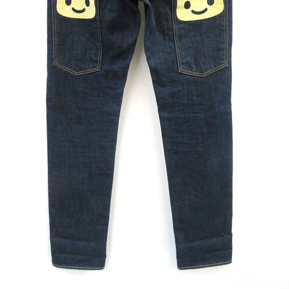 CUNE Big Rabbit Paint Long Pocket Denim Jeans Indigo Pants Size 30