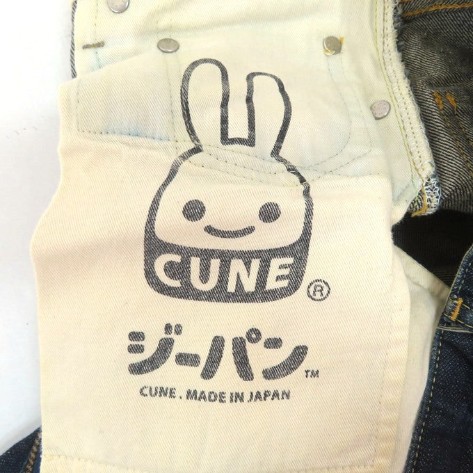 CUNE Big Rabbit Paint Long Pocket Denim Jeans Indigo Pants Size 30