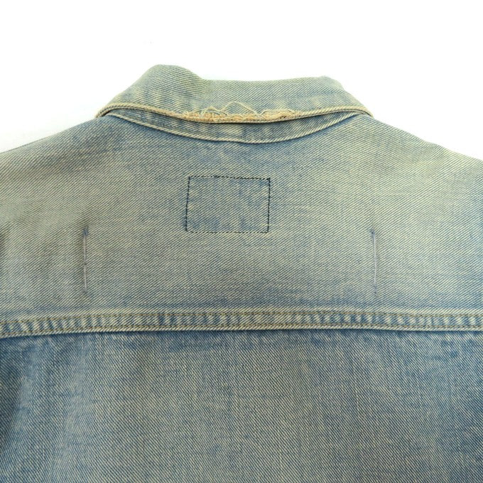 A BATHING APE NIGO Era Distressed Star Denim Jacket Size XS